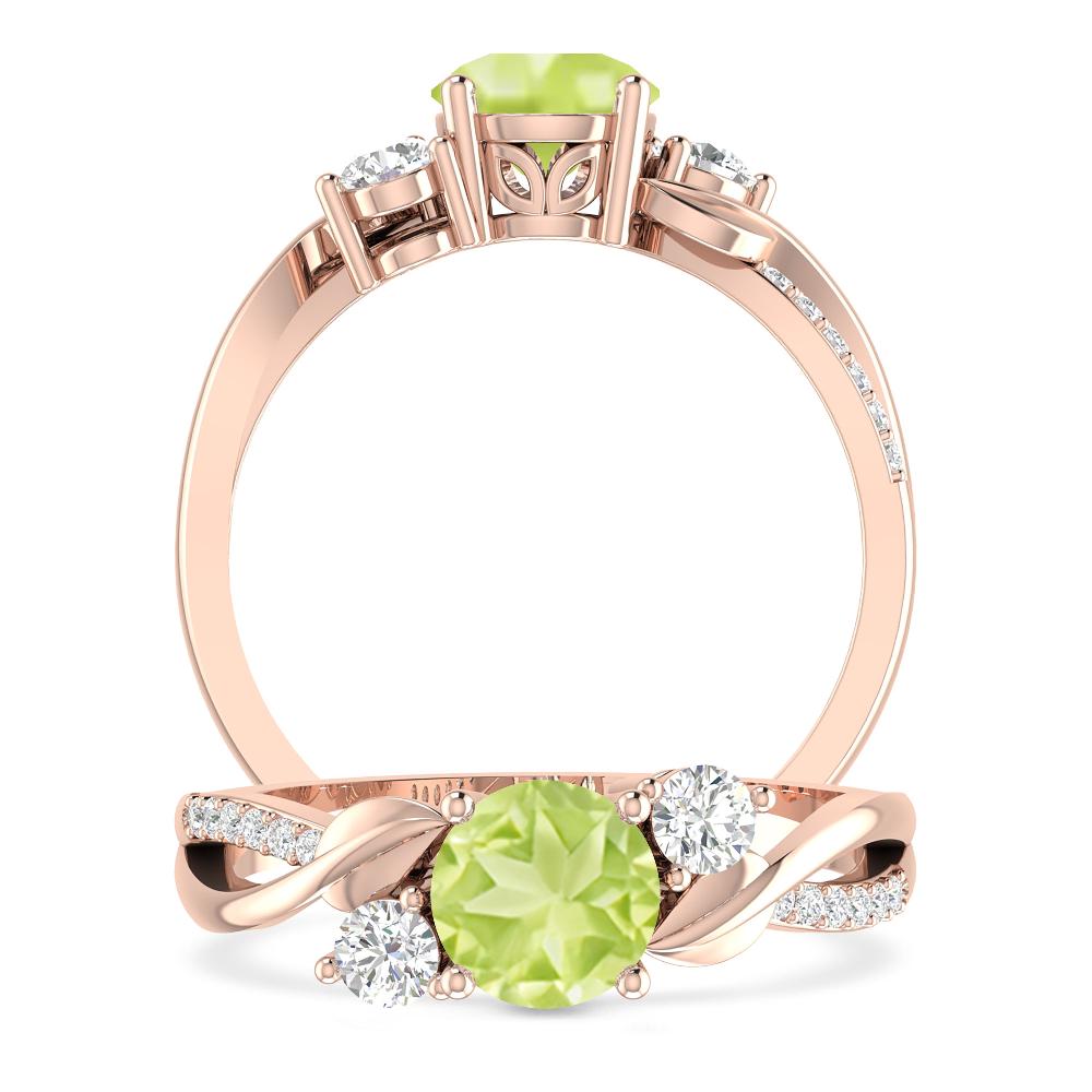 Rose Gold - Peridot