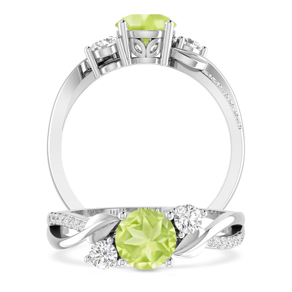 White Gold - Peridot