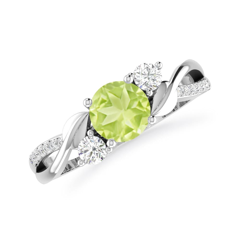 White Gold - Peridot