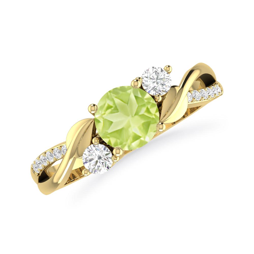 Yellow Gold - Peridot