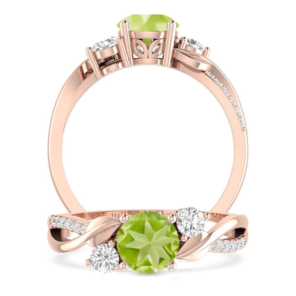 Rose Gold - Peridot