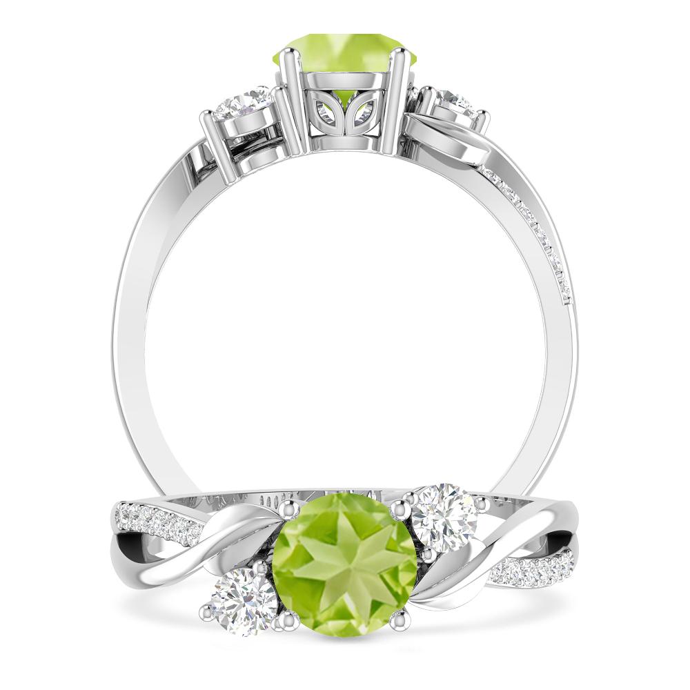 White Gold - Peridot