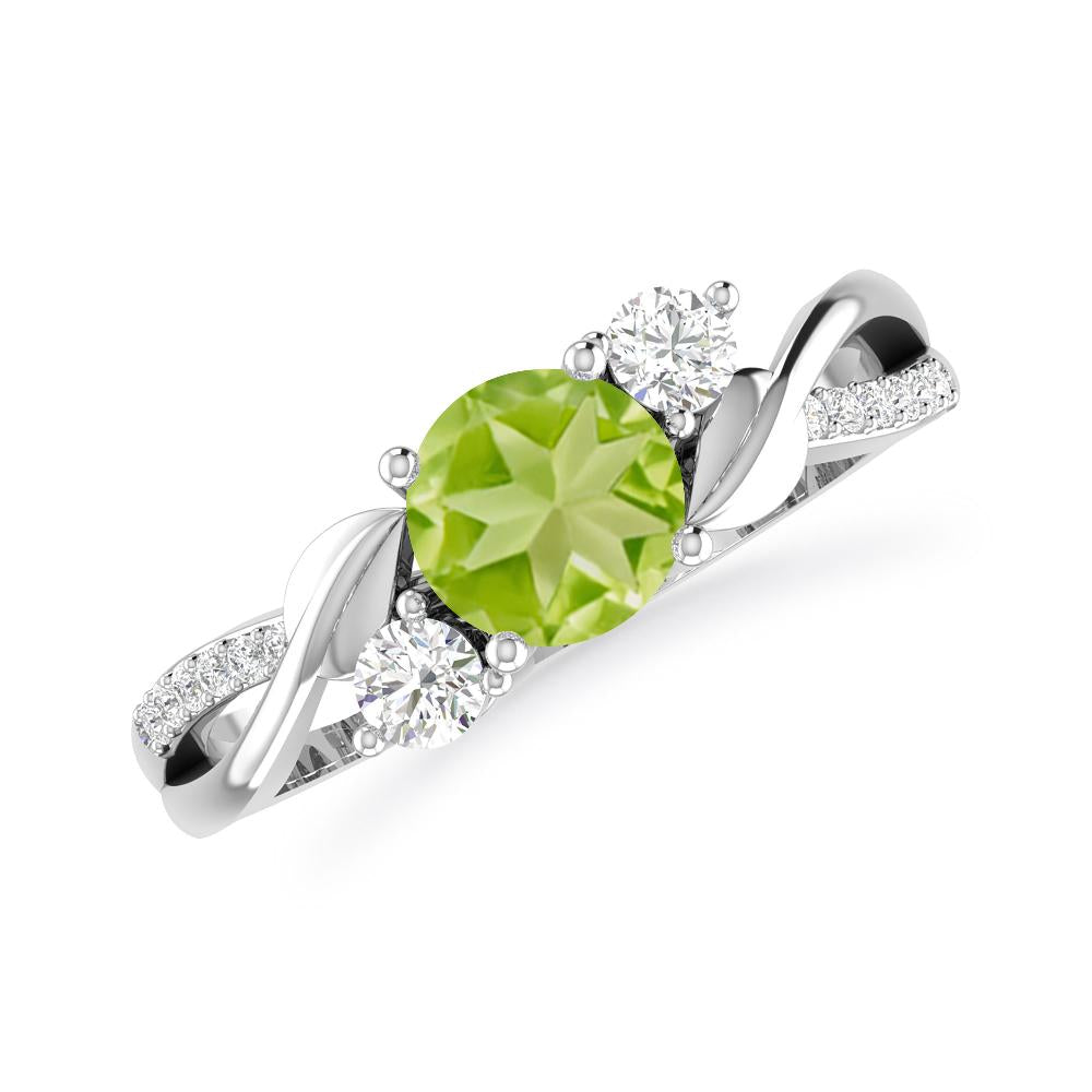 White Gold - Peridot