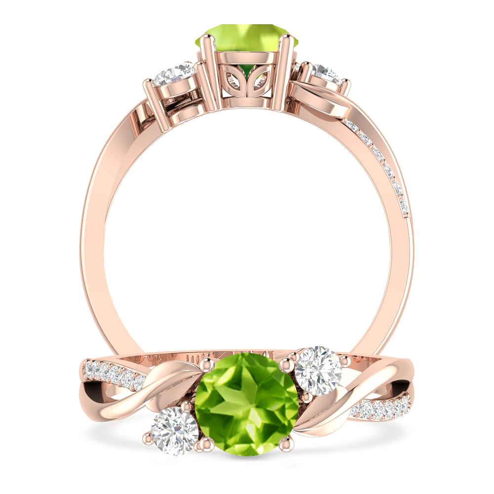 Rose Gold - Peridot