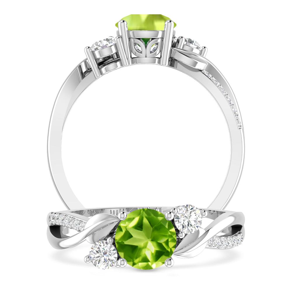 White Gold - Peridot