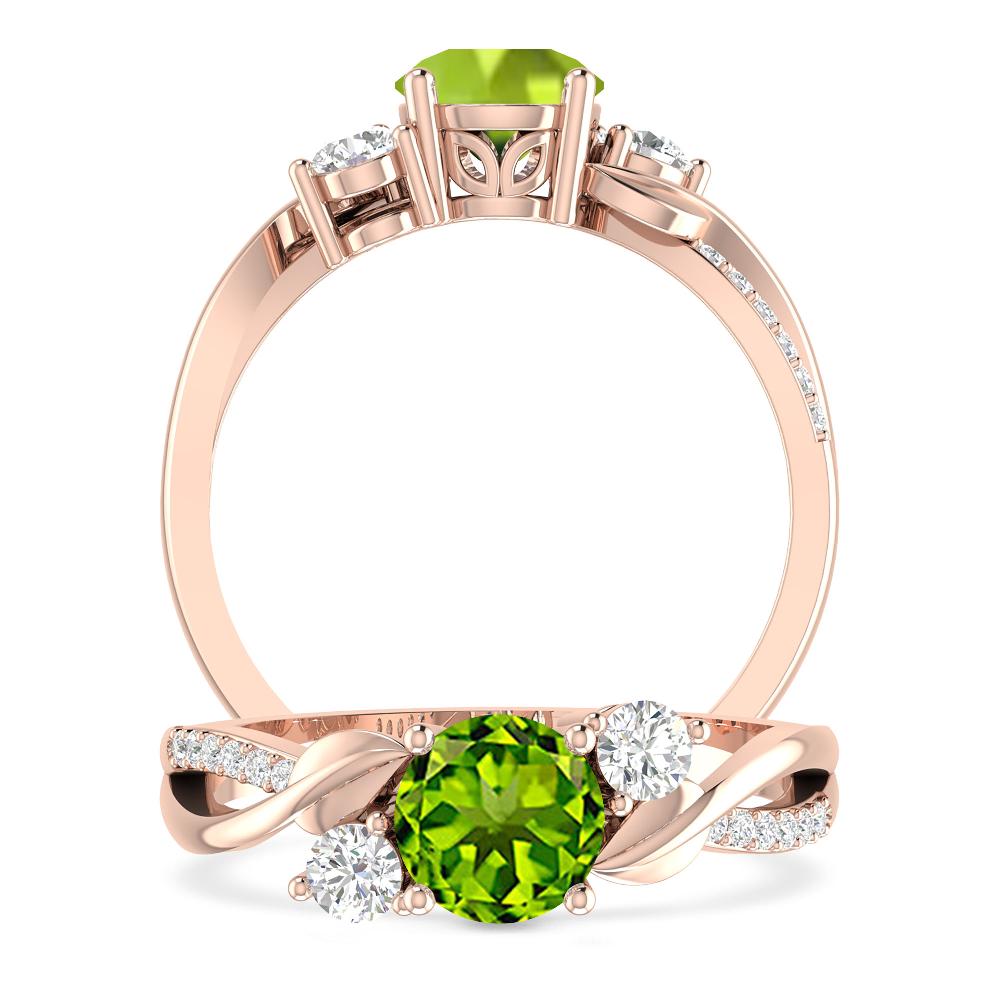 Rose Gold - Peridot