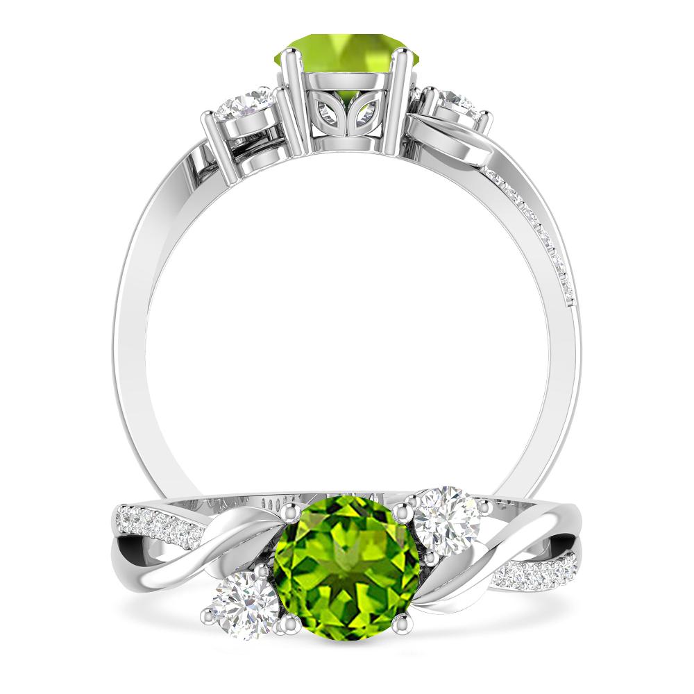 White Gold - Peridot