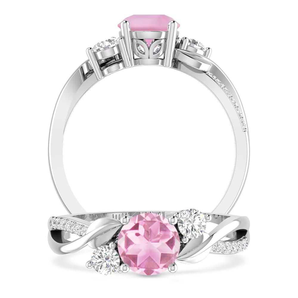 White Gold - Pink Tourmaline