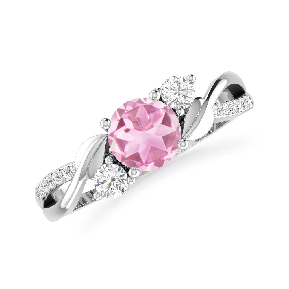 White Gold - Pink Tourmaline