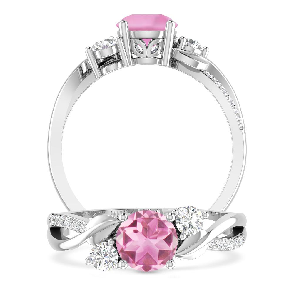 White Gold - Pink Tourmaline