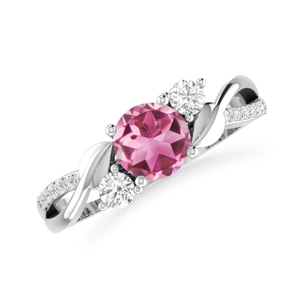 White Gold - Pink Tourmaline