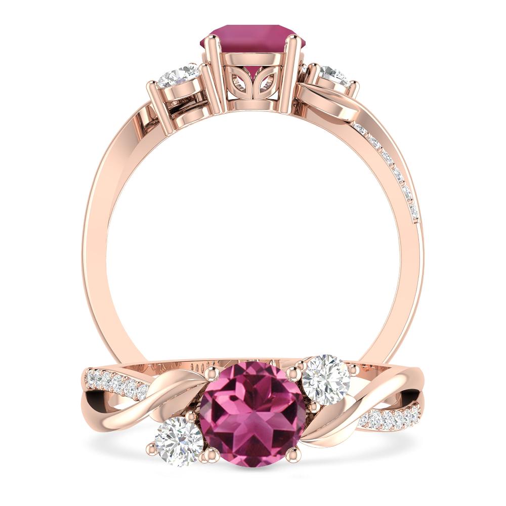 Rose Gold - Pink Tourmaline