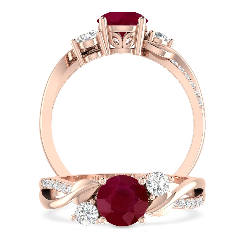 Rose Gold - Ruby