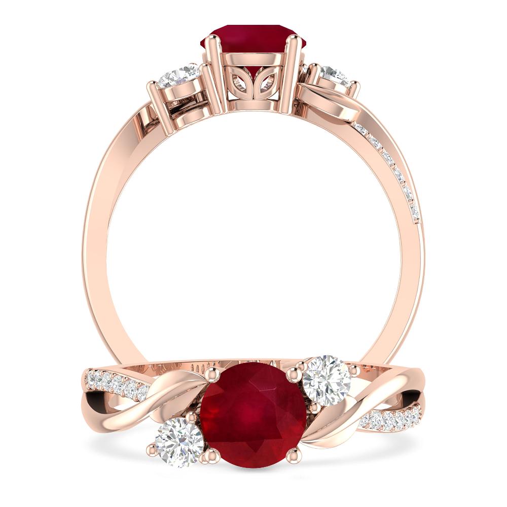 Rose Gold - Ruby