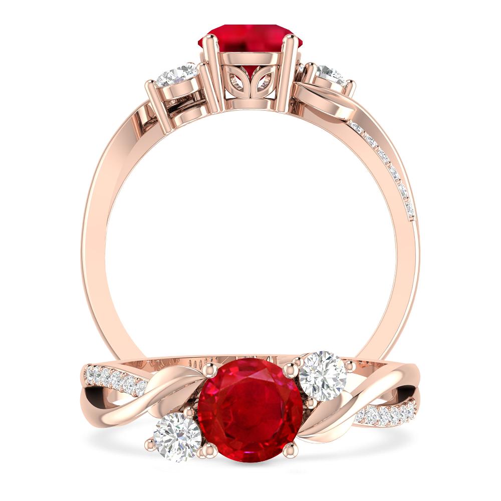 Rose Gold - Ruby