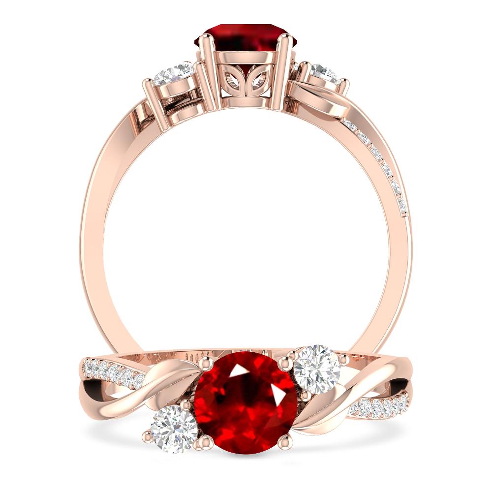 Rose Gold - Ruby