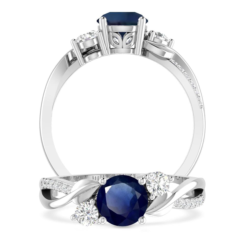 White Gold - Sapphire