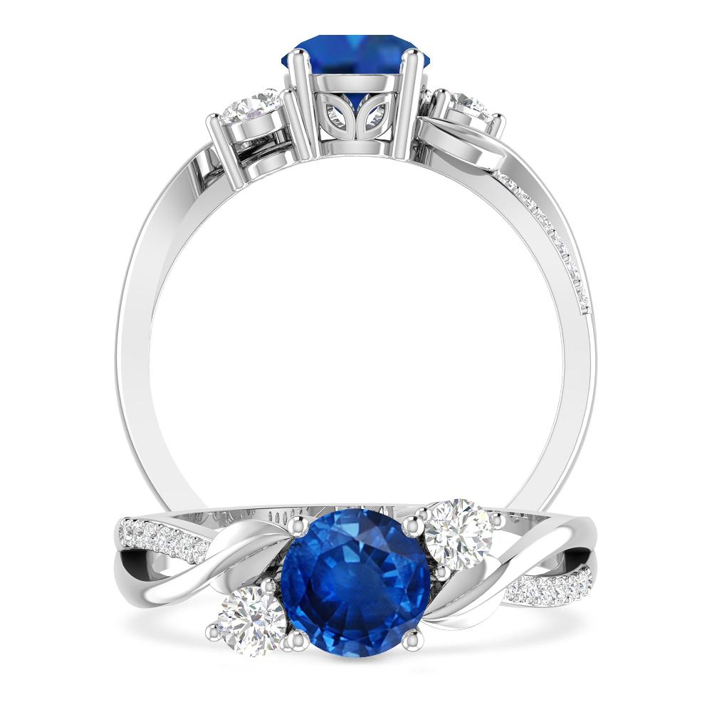 White Gold - Sapphire