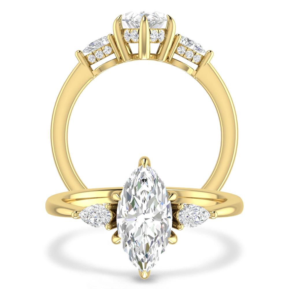 Yellow Gold - Marquise