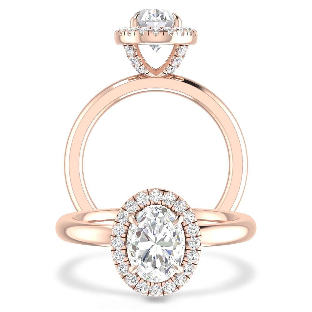 Rose Gold - Oval