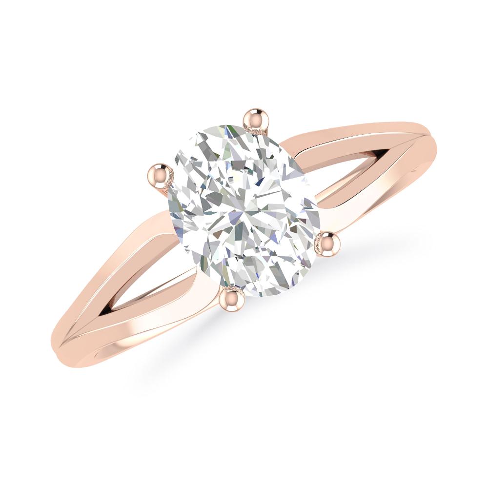 Rose Gold - Oval