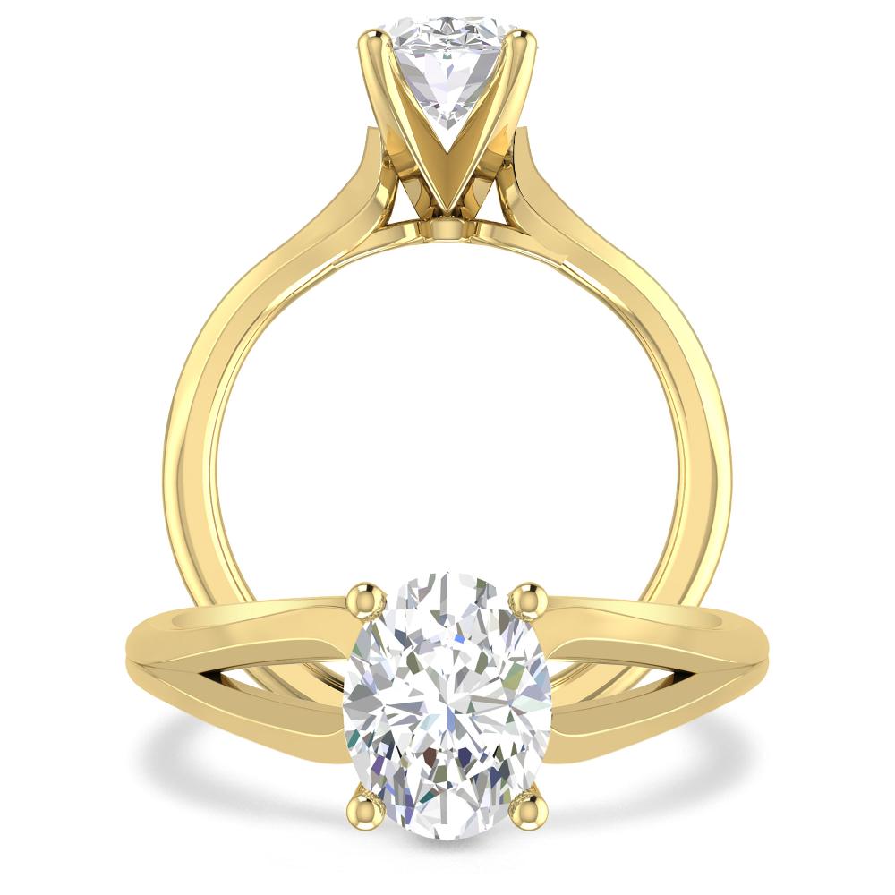 Yellow Gold - Oval