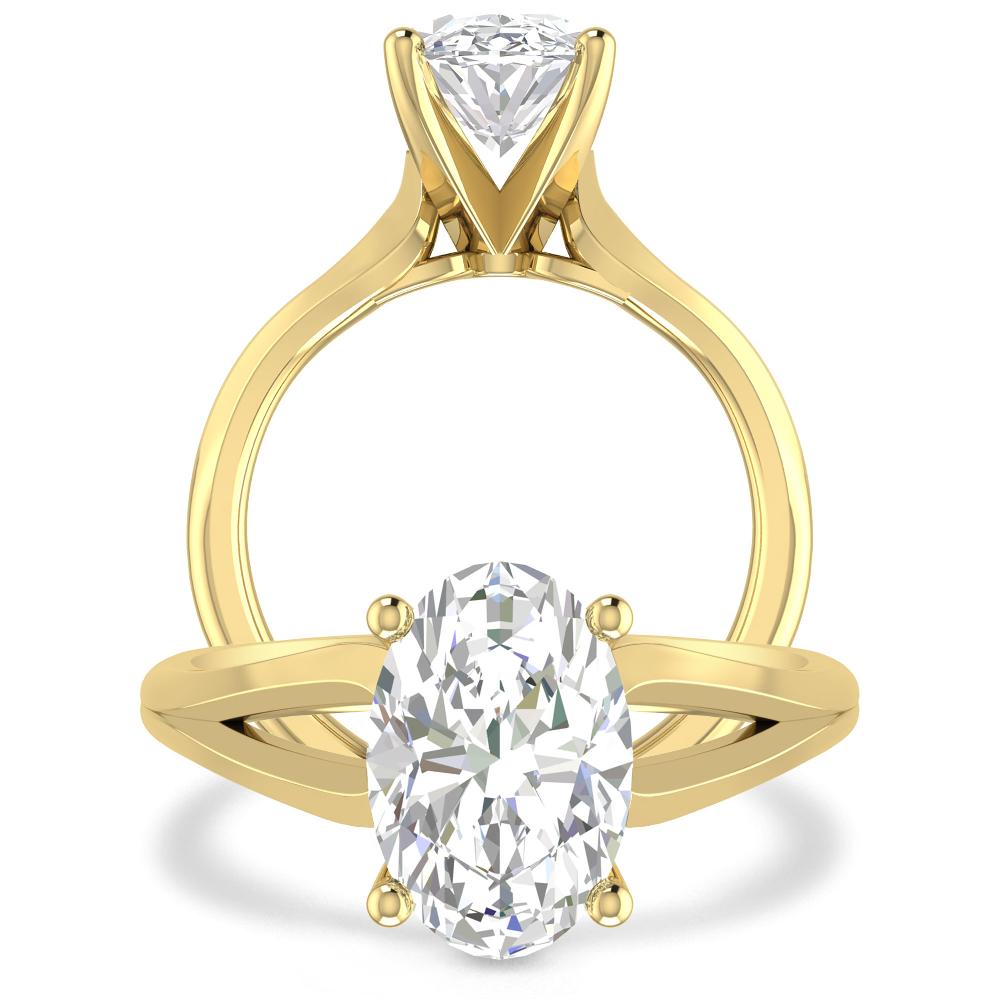 Yellow Gold - Oval