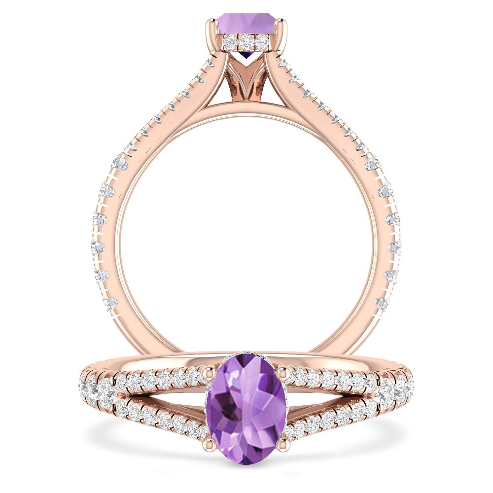 Rose Gold - Amethyst