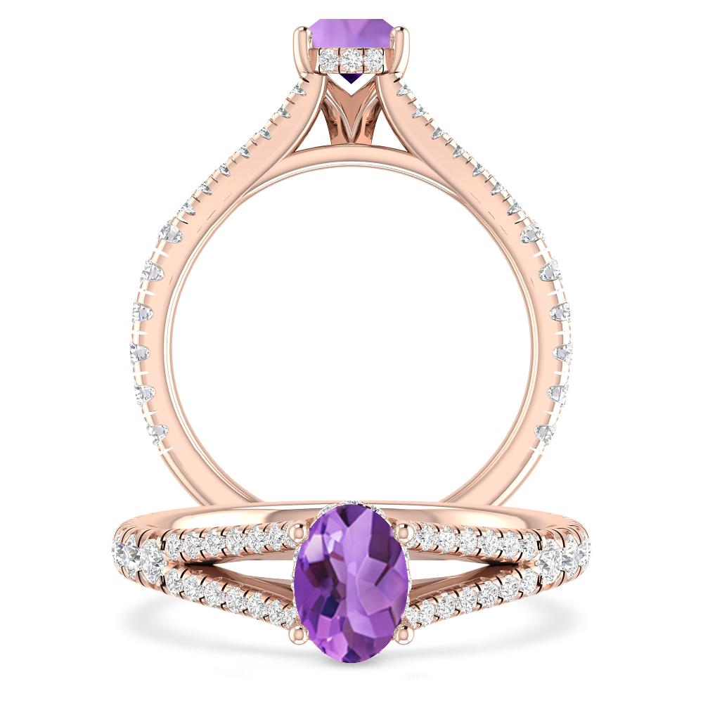 Rose Gold - Amethyst