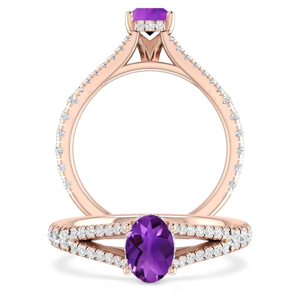 Rose Gold - Amethyst