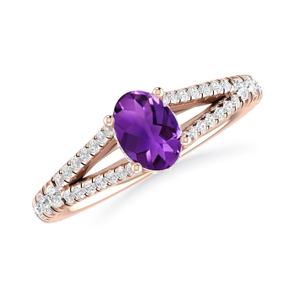 Rose Gold - Amethyst