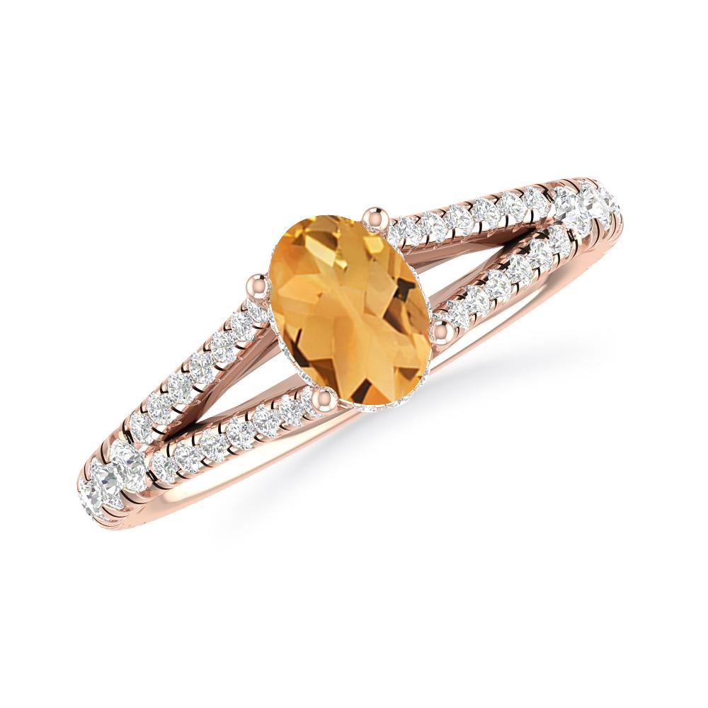 Rose Gold - Citrine