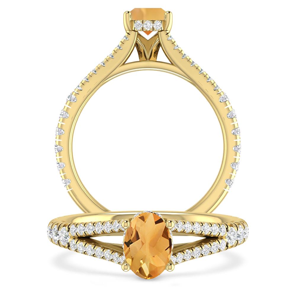 Yellow Gold - Citrine