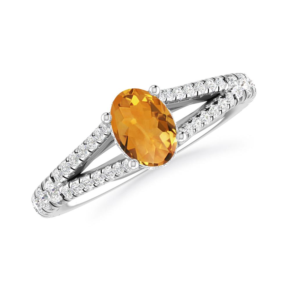 White Gold - Citrine