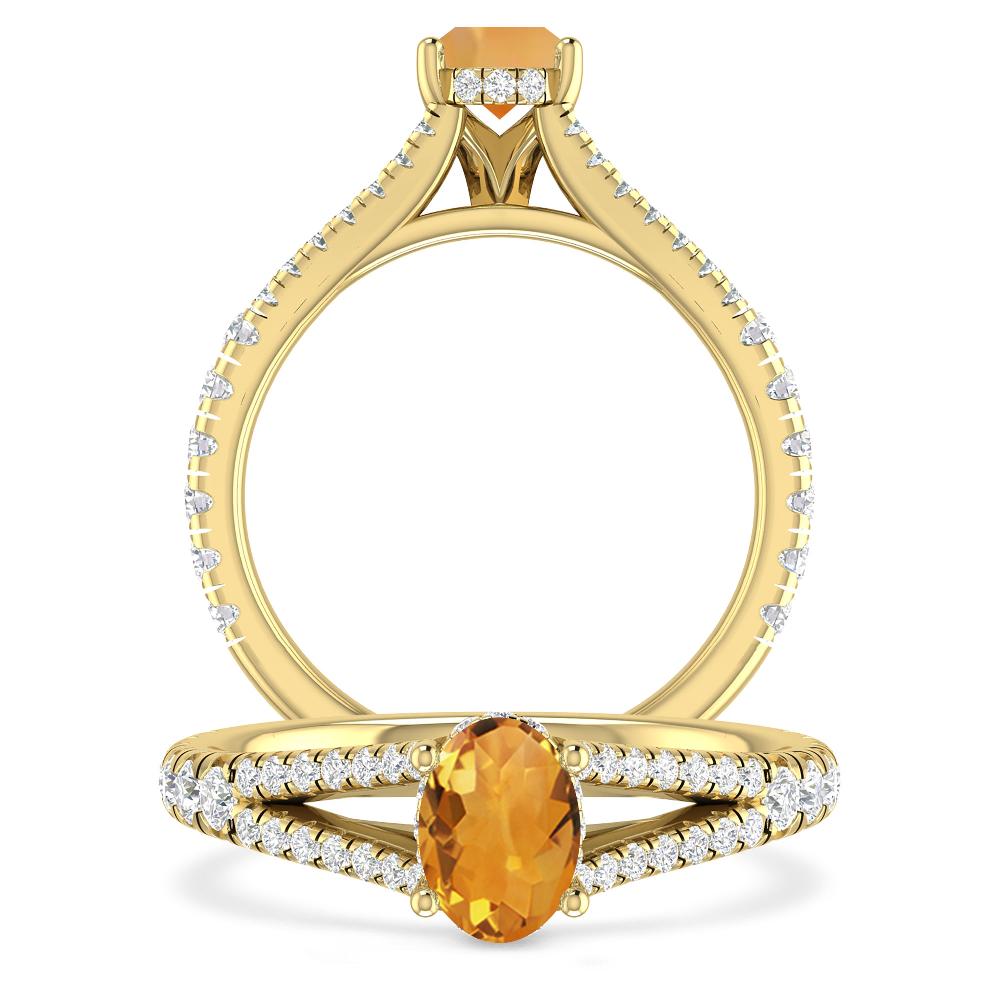 Yellow Gold - Citrine