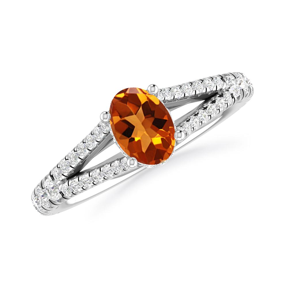 White Gold - Citrine