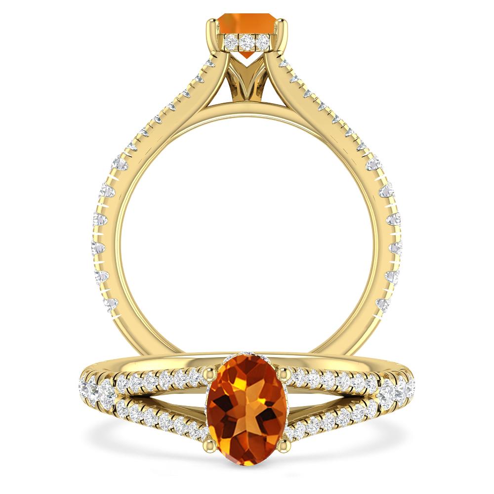 Yellow Gold - Citrine