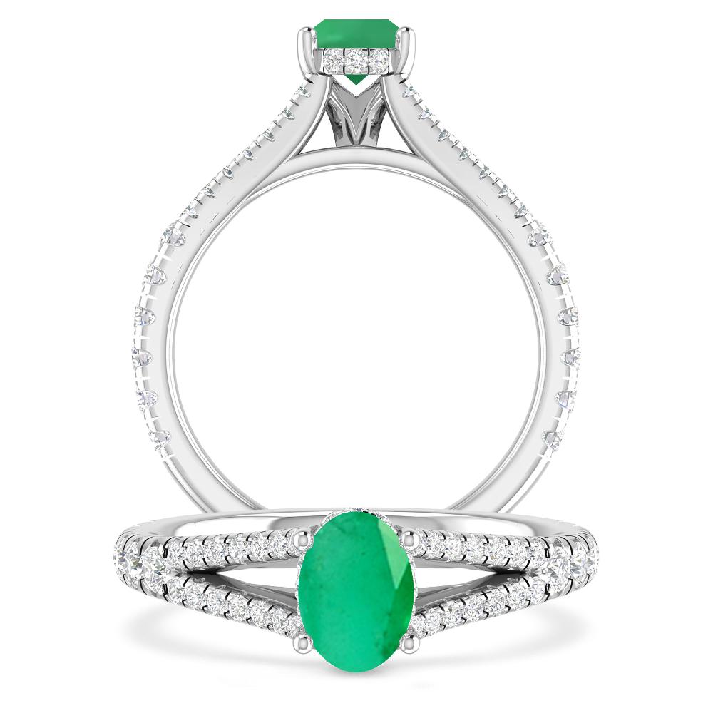 White Gold - Emerald