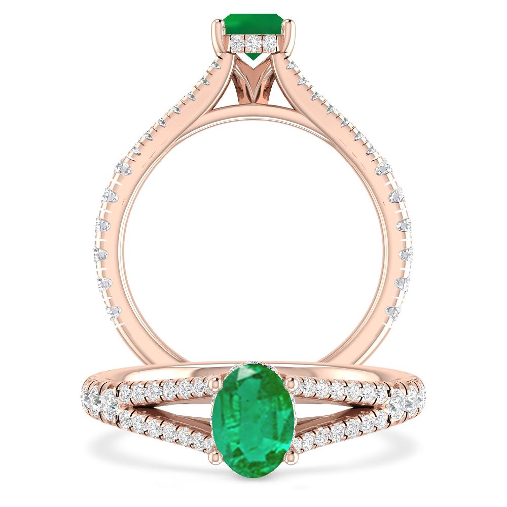 Rose Gold - Emerald