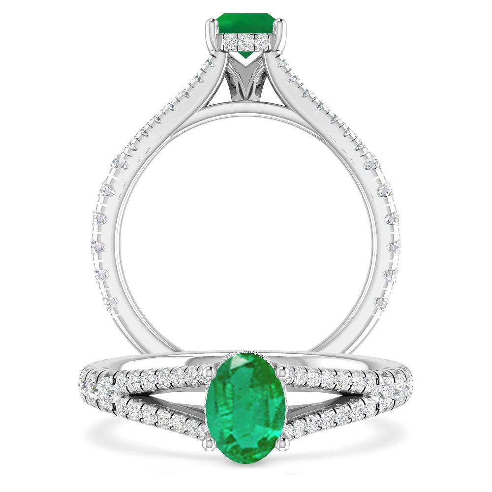 White Gold - Emerald