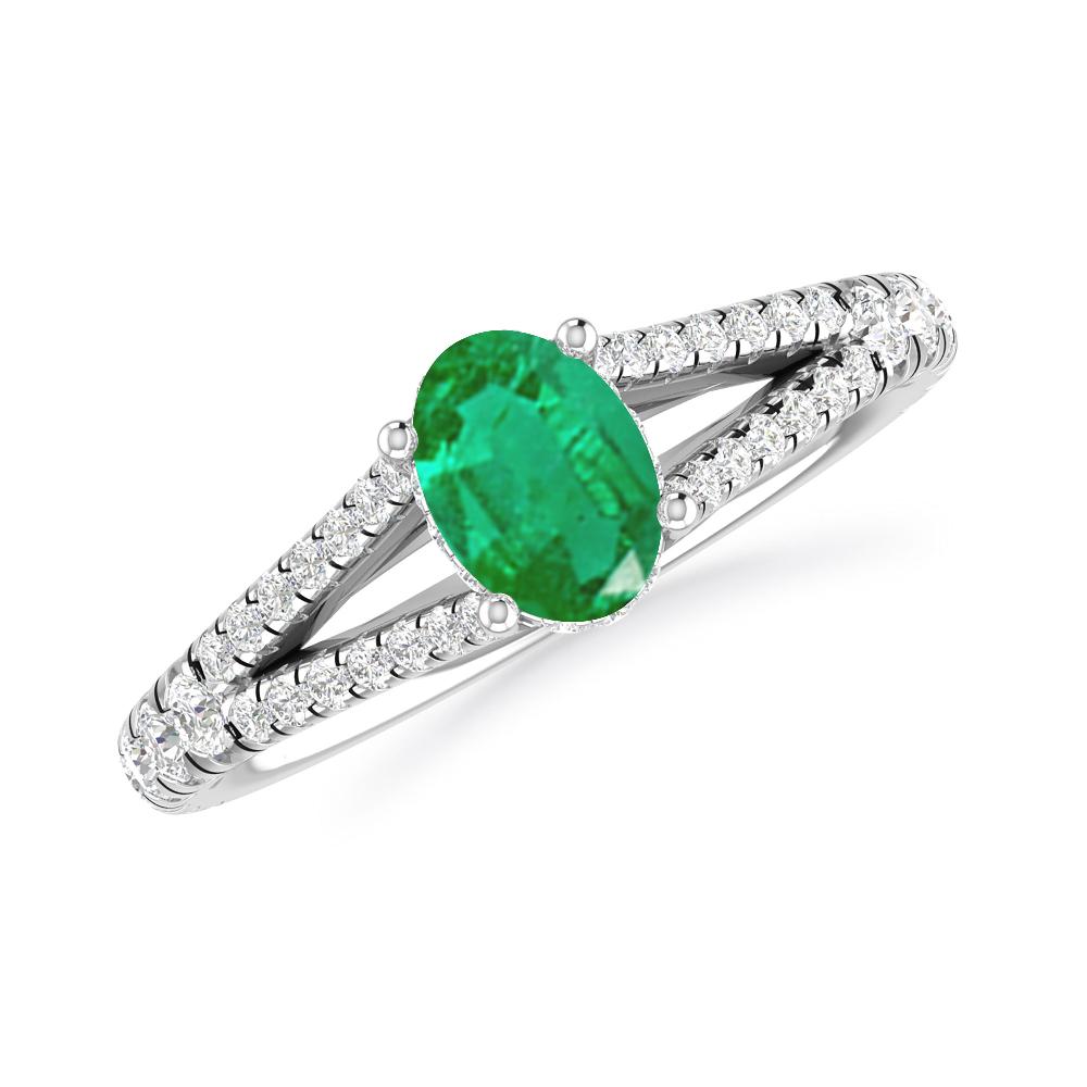 White Gold - Emerald