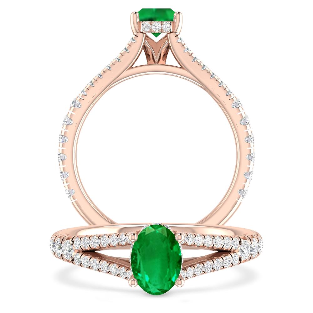 Rose Gold - Emerald