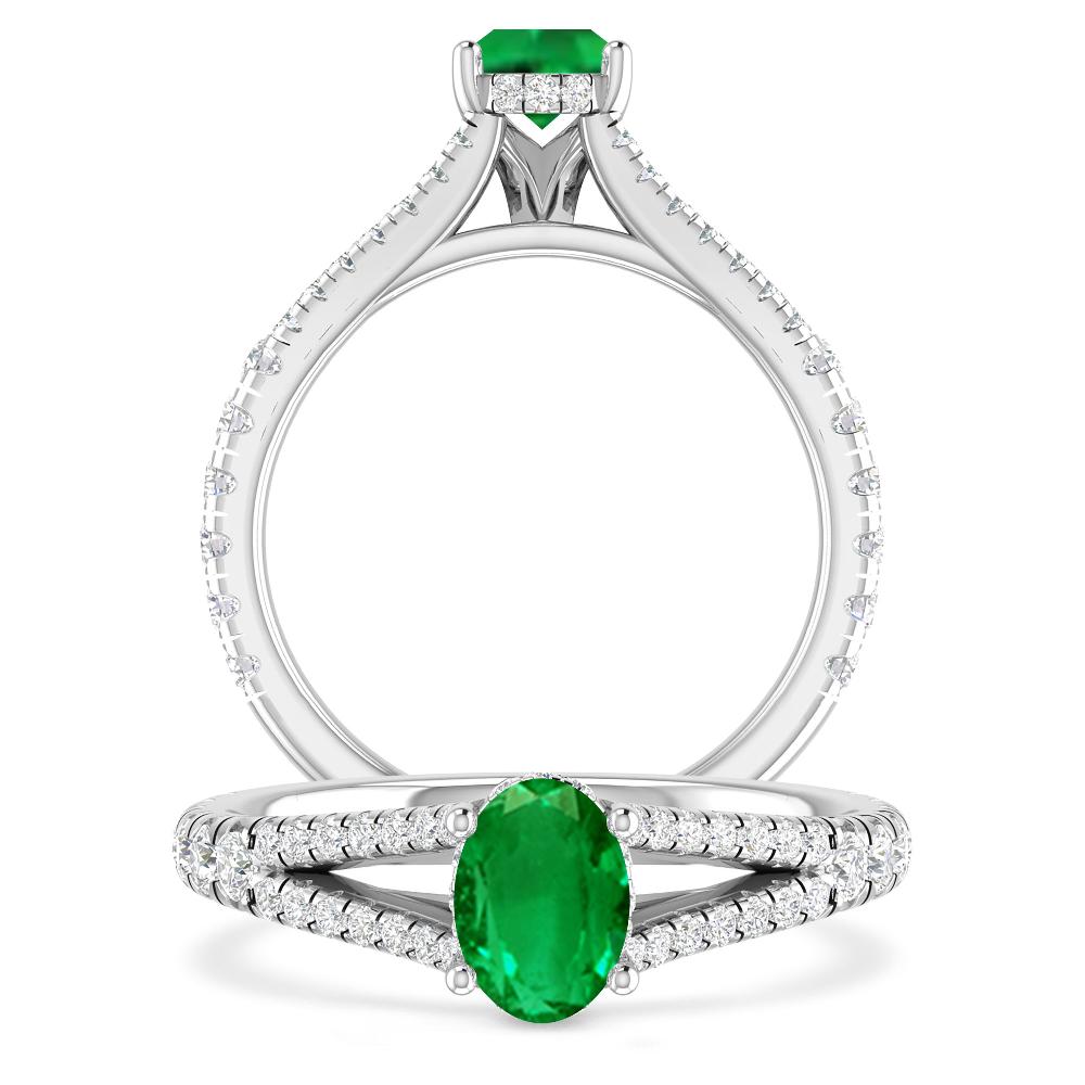 White Gold - Emerald