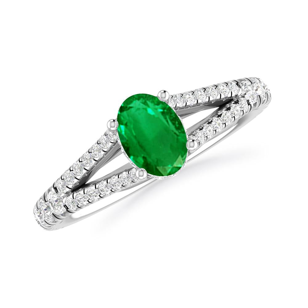 White Gold - Emerald