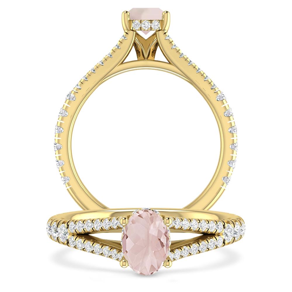 Yellow Gold - Morganite