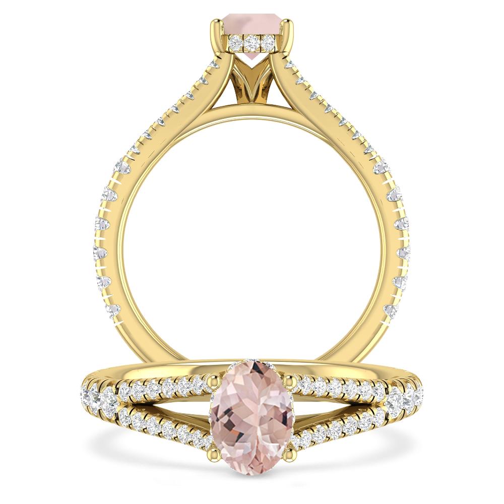 Yellow Gold - Morganite