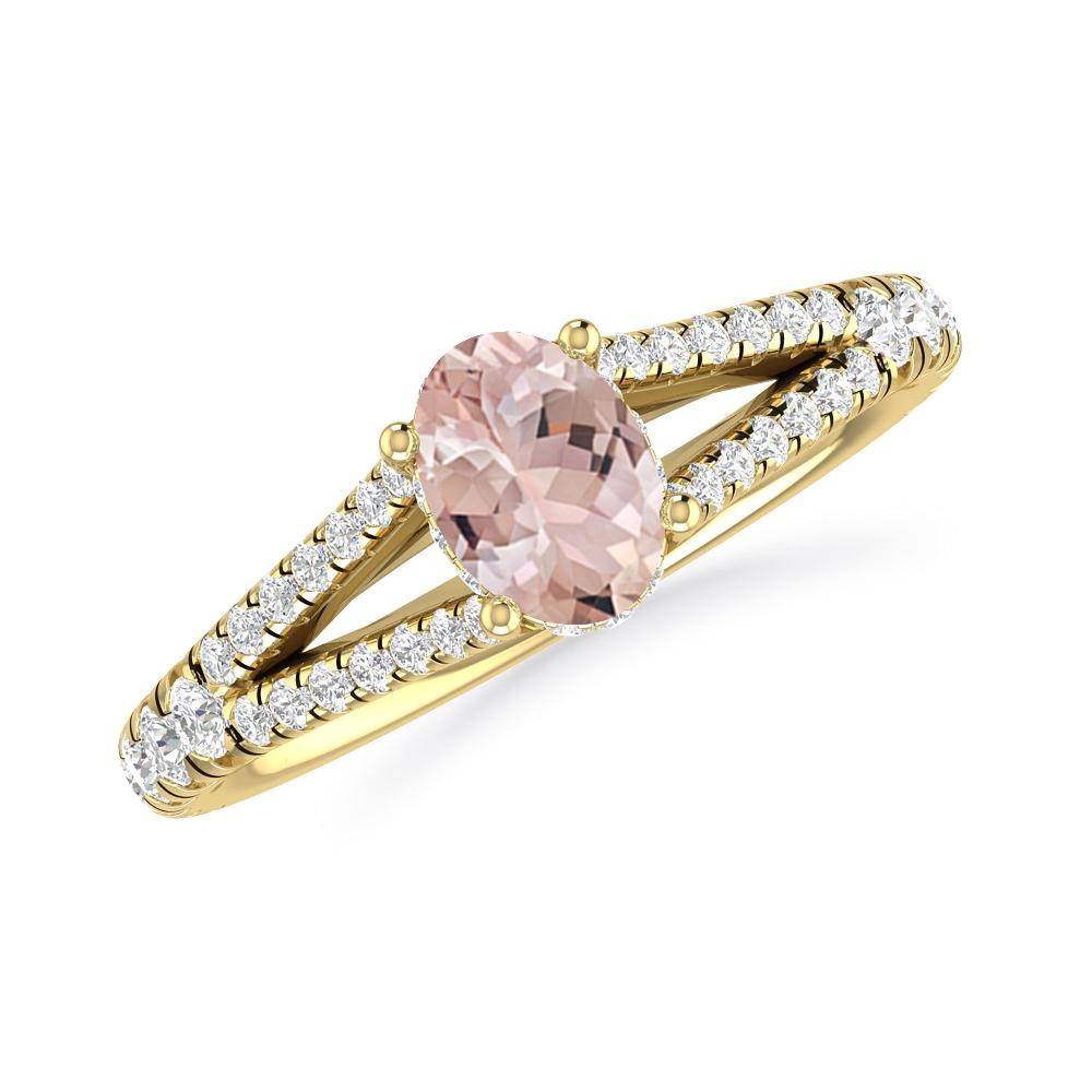 Yellow Gold - Morganite