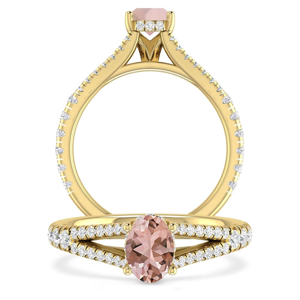 Yellow Gold - Morganite