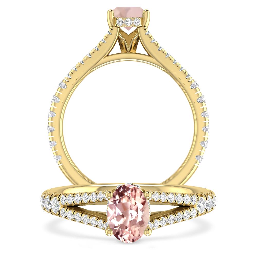 Yellow Gold - Morganite