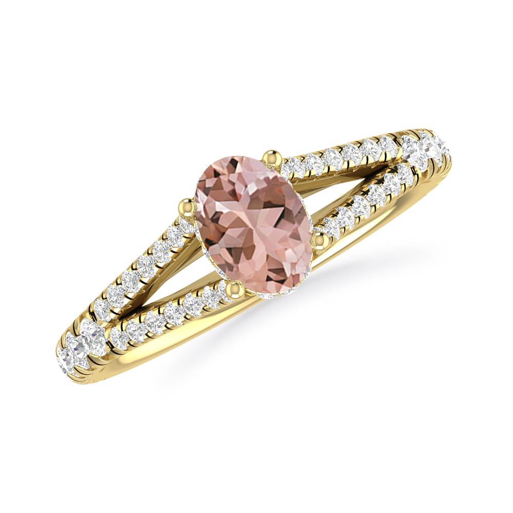 Yellow Gold - Morganite